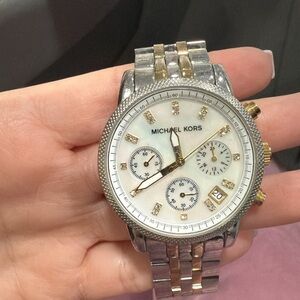 Michael Kors MK5057 Jet Set Women's Watch Two Tone